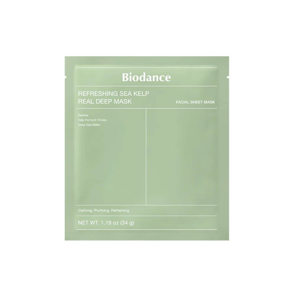 Biodance - Masque rafraîchissant aux algues marines - 1 pc