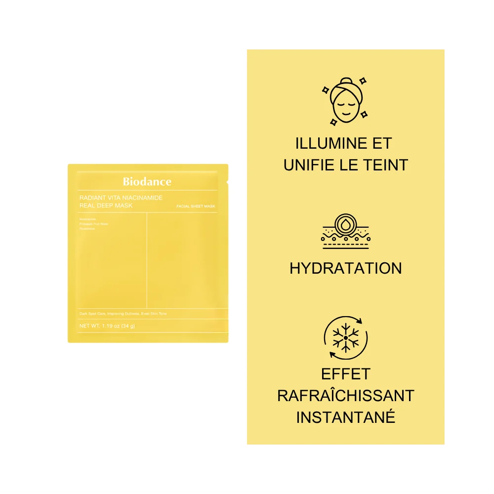 Biodance - Masque éclaircissant à la niacinamide - 1 pc
