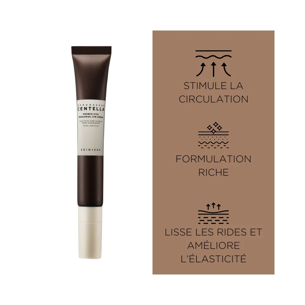 Skin1004 - Crème contour des yeux à la centella asiatica et au bakuchiol - 20 ml