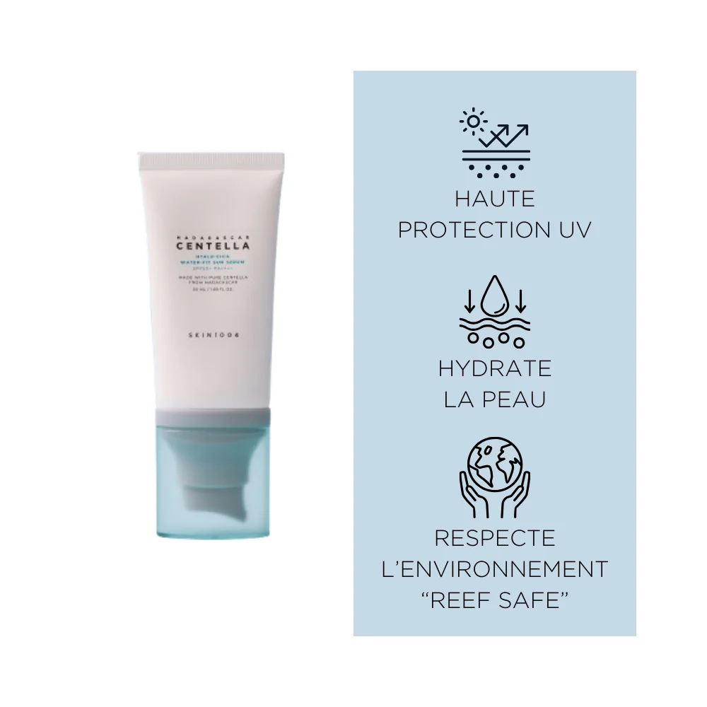 Skin1004 - Sérum de protection solaire hydratation intense SPF50+ - 50 ml