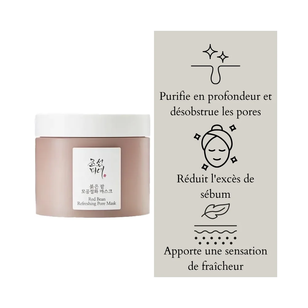 Beauty of Joseon - Masque clarifiant pour les pores aux haricots rouges - 140 ml