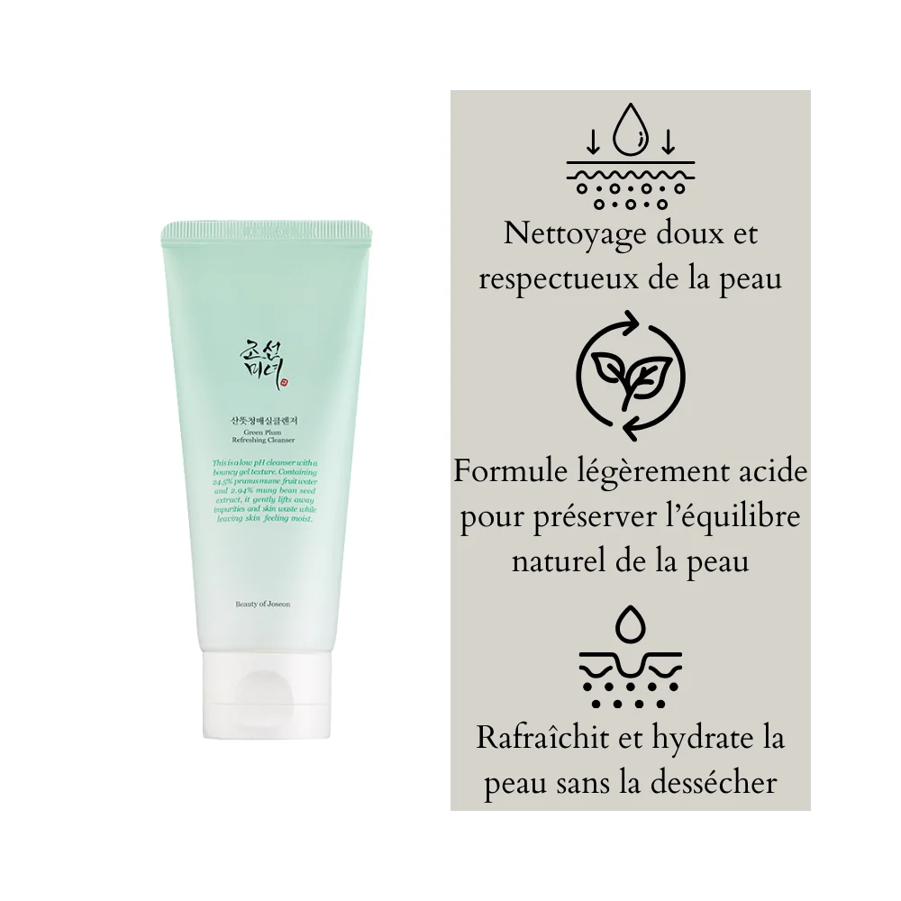 Beauty of Joseon - Crème nettoyante fraîcheur à la prune verte - 100 ml