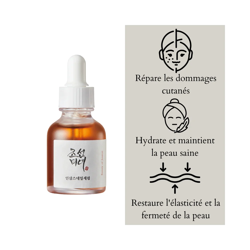 Beauty of Joseon - Sérum régénérant : ginseng + bave d'escargot - 30 ml