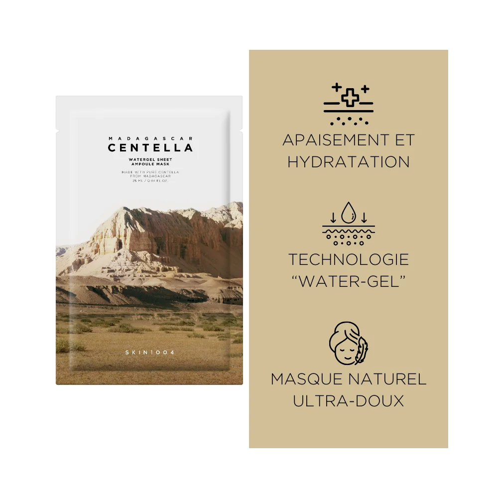 Skin1004 - Masque hydrogel apaisant à la centella asiatica - 1 unité