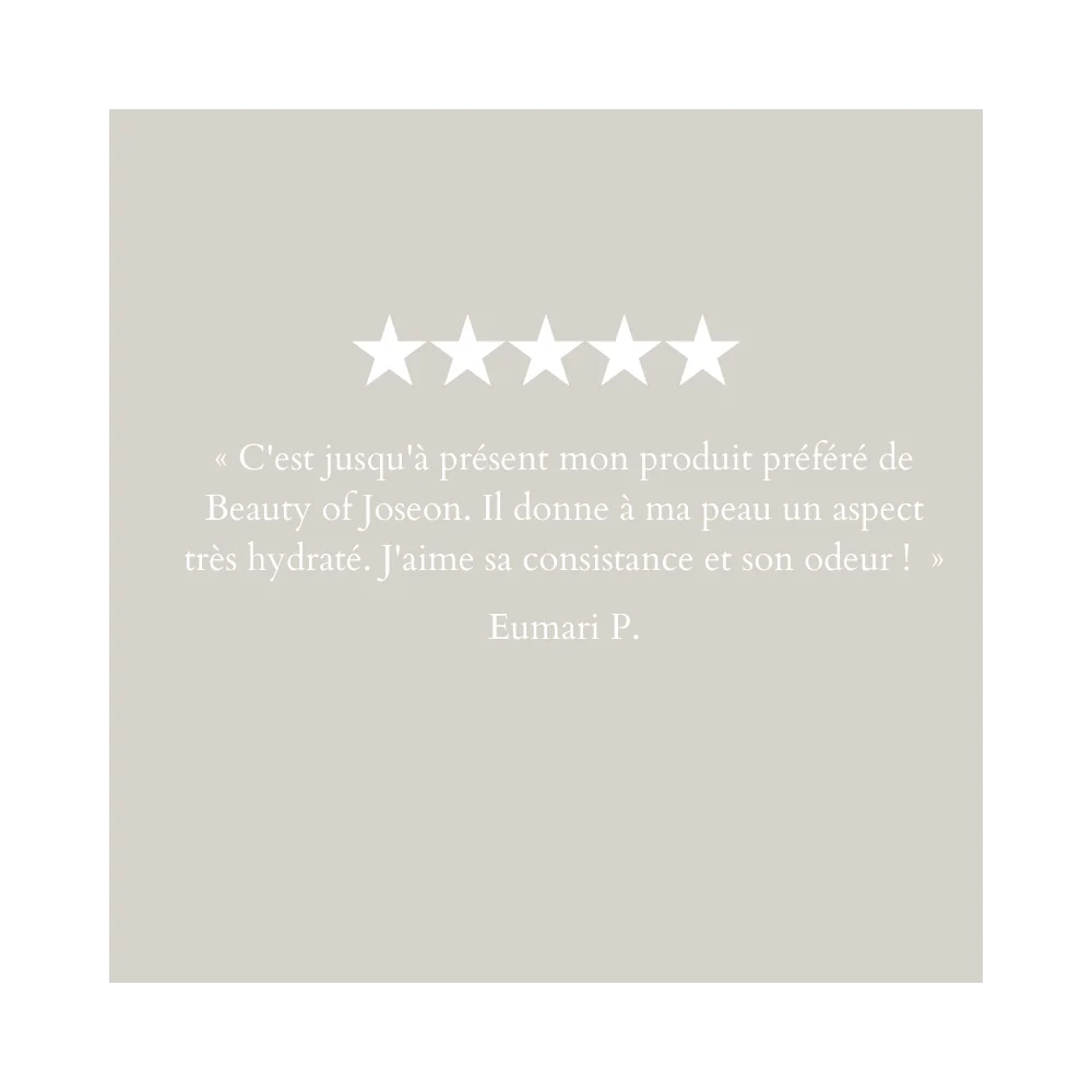 Beauty of Joseon - Dynastie crème hydratante et nourrissante - 50 ml
